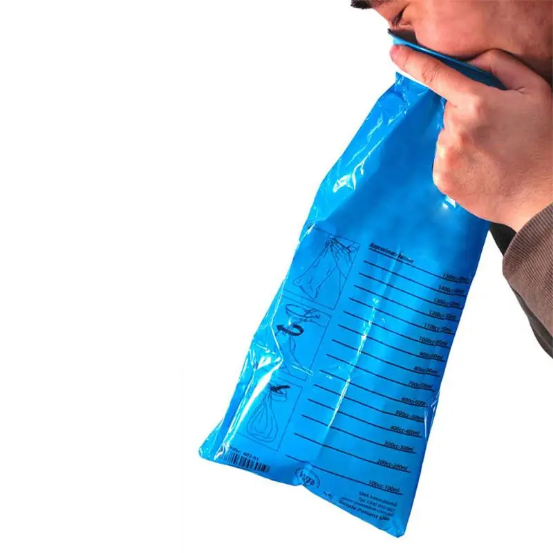 E56C Мешки для очистки рвотных масс Пластиковый мешок для рвотных масс для больницы Герметичный Школьный гостиничный дорожный 2