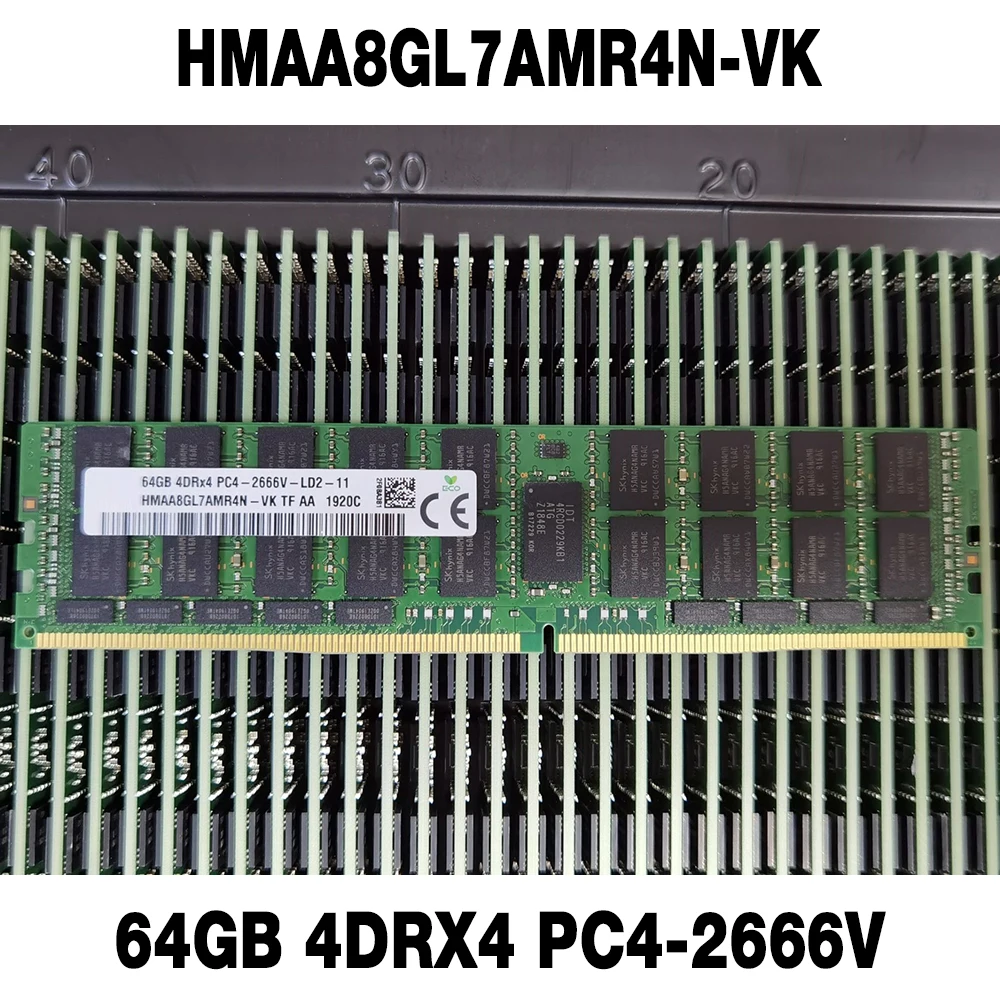 1ШТ HMAA8GL7AMR4N-VK 64 ГБ 4DRX4 PC4-2666V Для Серверной памяти SKhynix 0
