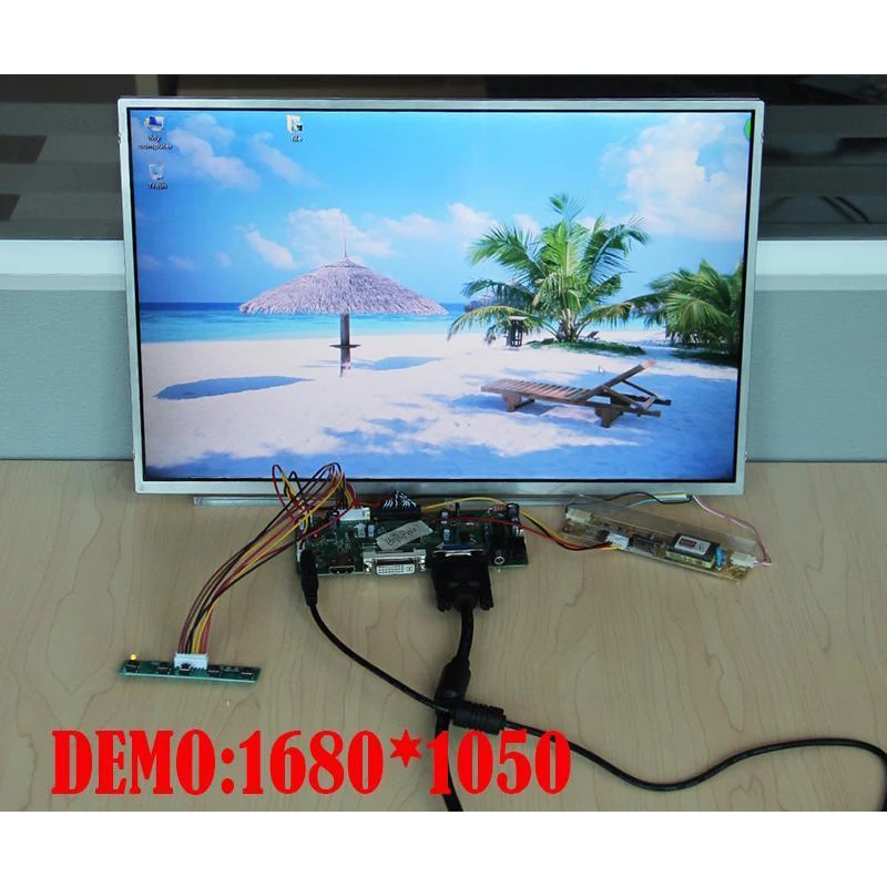 DIY VGA Audio LCD универсальный M.NT68676 Плата драйвера контроллера с адаптером питания для панели ЖК-экрана, совместимая с DIY 5