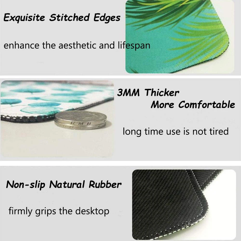 Прямоугольный нескользящий резиновый коврик для мыши в виде медузы, игровой коврик для мыши в стиле офисного коврика для мыши 4