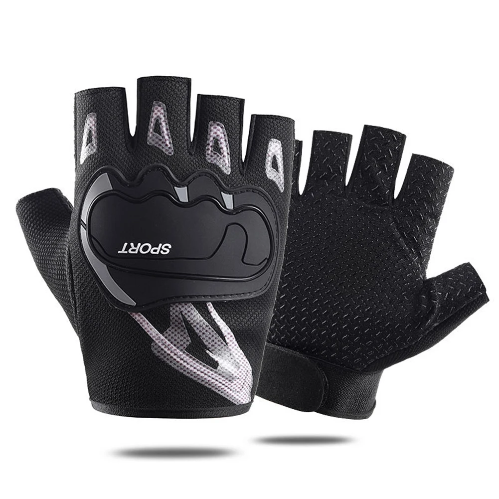 Перчатки с полупальцами, дышащие нескользящие перчатки, Амортизирующие спортивные перчатки для верховой езды, фитнес-тренировок, езды на велосипеде, рыбалки 0