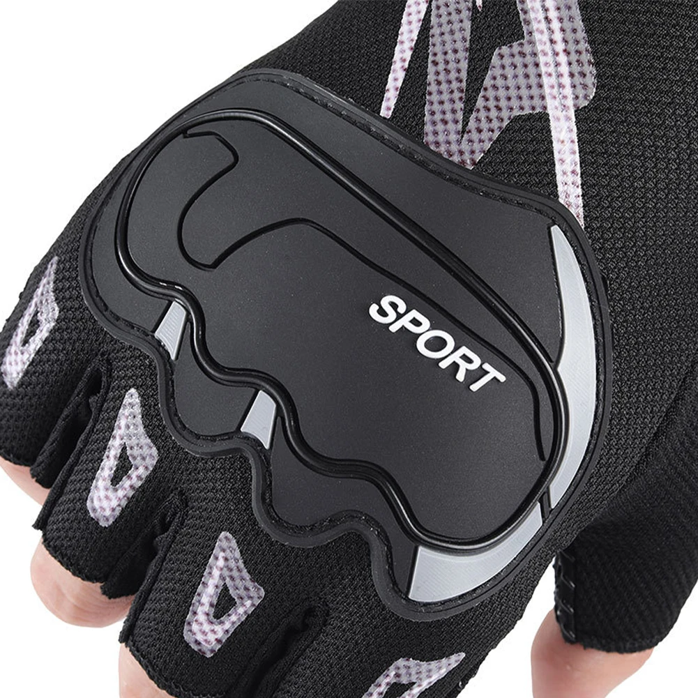 Перчатки с полупальцами, дышащие нескользящие перчатки, Амортизирующие спортивные перчатки для верховой езды, фитнес-тренировок, езды на велосипеде, рыбалки 1