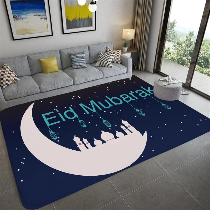 Декоративные коврики с принтом Рамадана для дома, гостиной, спальни, украшения комнаты, коврики для дверей в помещении и на улице, в коридоре 2
