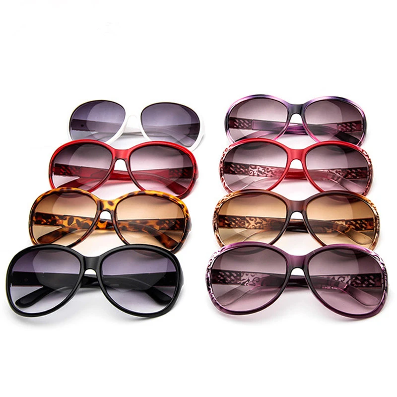 Круглые солнцезащитные очки Женские 2023, Черные солнцезащитные очки большого размера, ретро-Винтажные Солнцезащитные очки с большими оттенками для женщин, Zonnebril Dames 5