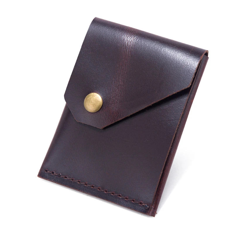 Мужской кошелек из искусственной кожи, мужской Винтажный Короткий Тонкий мужской кошелек, держатель для кредитных карт с карманом для монет, сумка для денег 0