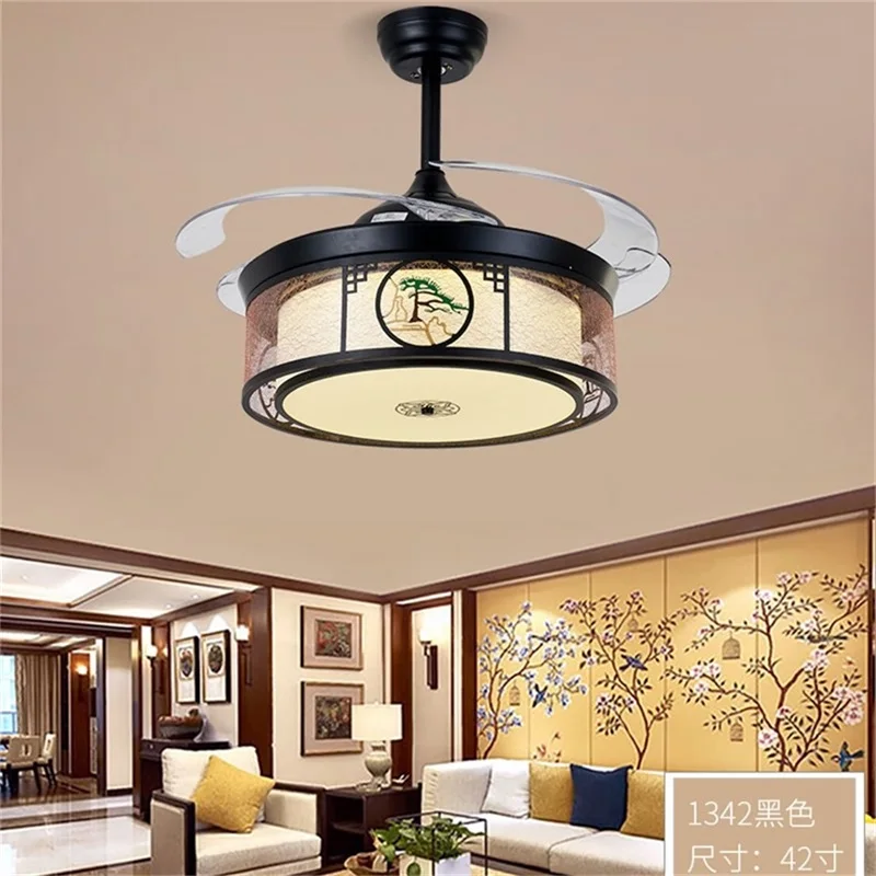 Потолочный вентилятор SOFITY Light Невидимая лампа с дистанционным управлением Современная элегантность для домашней столовой ресторана 1