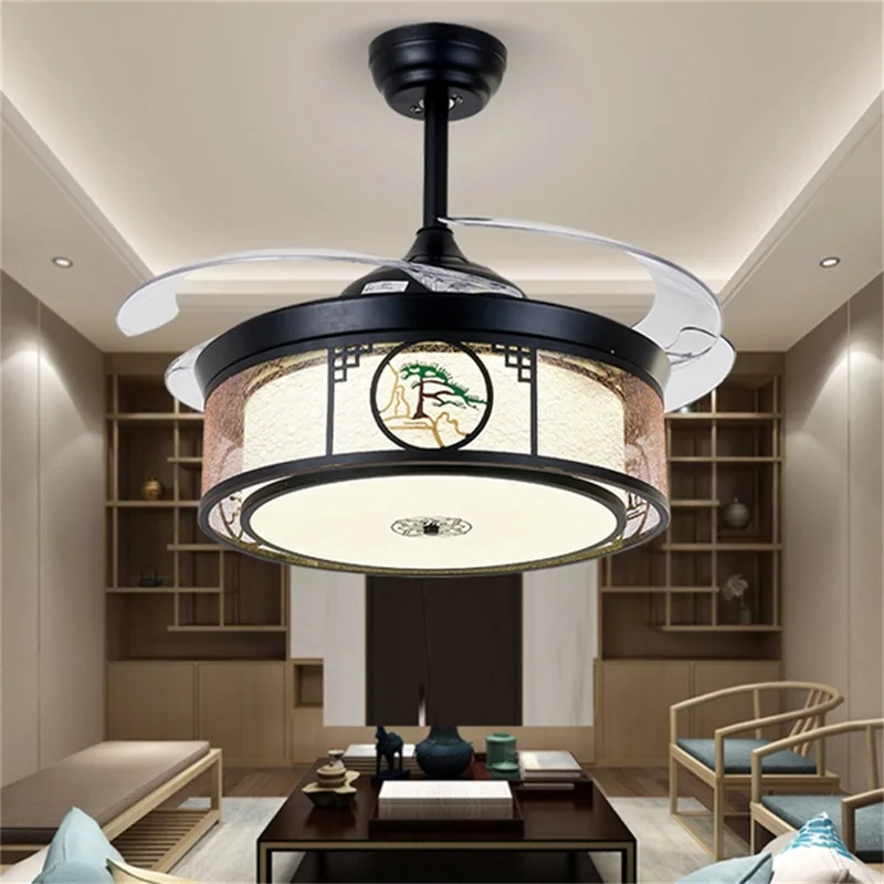 Потолочный вентилятор SOFITY Light Невидимая лампа с дистанционным управлением Современная элегантность для домашней столовой ресторана 2