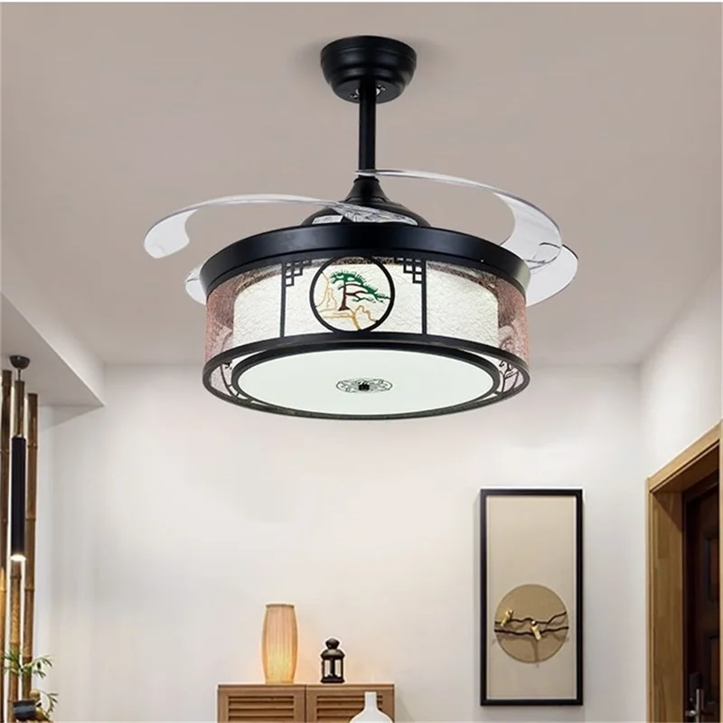 Потолочный вентилятор SOFITY Light Невидимая лампа с дистанционным управлением Современная элегантность для домашней столовой ресторана 3