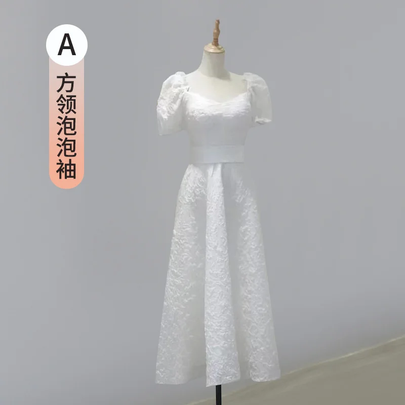 Платья для подружек невесты, женские платья 2023, новые платья для сестер, белое французское платье премиум-класса, вечернее платье, платье для молодых девушек 5