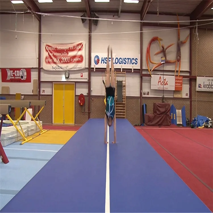 8x2m gonflable air track pour la gymnastique дешевый надувной воздушный коврик для гимнастики inflat tumbling air track mat 5