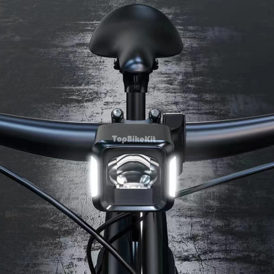 Мощный Передний Фонарь Ebike LED 6V-58V LED 100 Lux Велосипедный Электрический Фонарь WP IPX5 Mountainbike Ebike Lamp Running Light 2