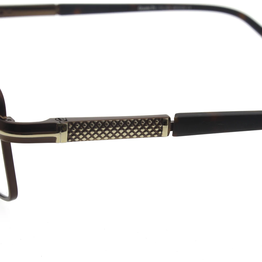 GP1091 Новый Модный Итальянский дизайн Оптических очков Мужские Женские Очки в коричневой металлической оправе Очки Eyewear 3