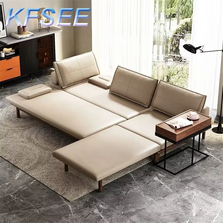 минималистичный диван-кровать Kfsee с хорошим спальным местом длиной 286 см 2