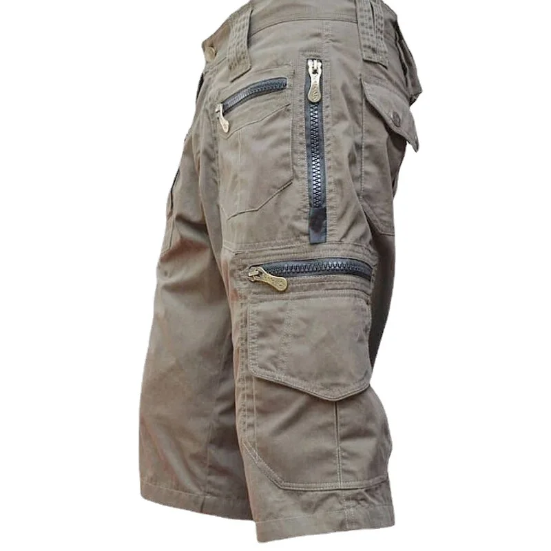 Мужские военные шорты-карго 2022 Летние армейские тактические шорты для бега трусцой Мужские хлопчатобумажные Свободные Рабочие повседневные короткие брюки Мужские Плюс Размер 5XL 1