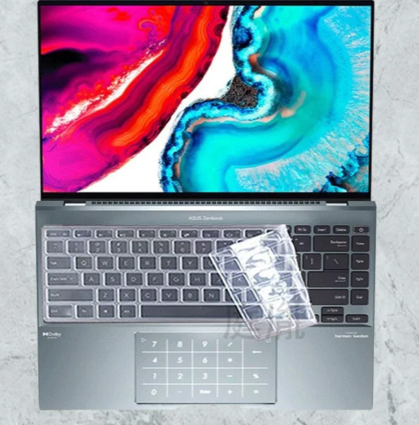 Защитная крышка клавиатуры ноутбука из ТПУ для ASUS Zenbook 14X OLED UX5401 UX5401EAJ UX5401E UX5401ZAS UX5401E (Intel 12-го поколения) 2022 0