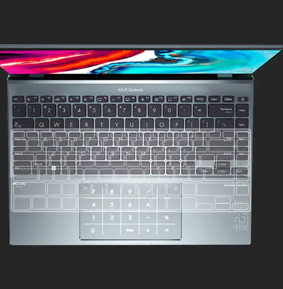 Защитная крышка клавиатуры ноутбука из ТПУ для ASUS Zenbook 14X OLED UX5401 UX5401EAJ UX5401E UX5401ZAS UX5401E (Intel 12-го поколения) 2022 1