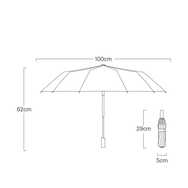 Ретро Ветрозащитный трехстворчатый зонт с защитой от ультрафиолета, 16 ребер, деревянная ручка, китайский классический зонт для женщин, мужской зонтик в подарок 5