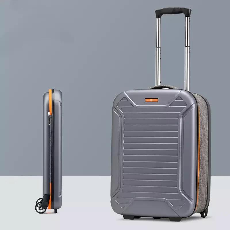 Новый складной чемодан, многофункциональный складной багаж, 20-дюймовый бизнес-багаж для посадки на борт, 0