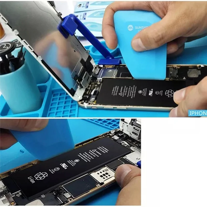 Безопасная для электростатического разряда Монтировочная карта, Открывающая аккумулятор с ЖК-экраном, Инструменты для разборки iPhone Samsung Sony, Инструменты для ремонта мобильных телефонов 5