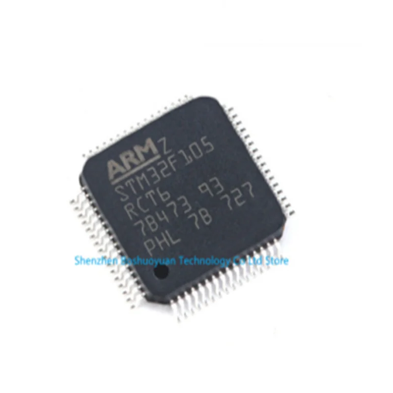 STM32F105RCT6 оригинальная основная линия подключения LQFP-64, микроконтроллер Arm Cortex-M3 с 256 Кбайт флэш-памяти, процессор 72 МГц, МОЖЕТ, 1