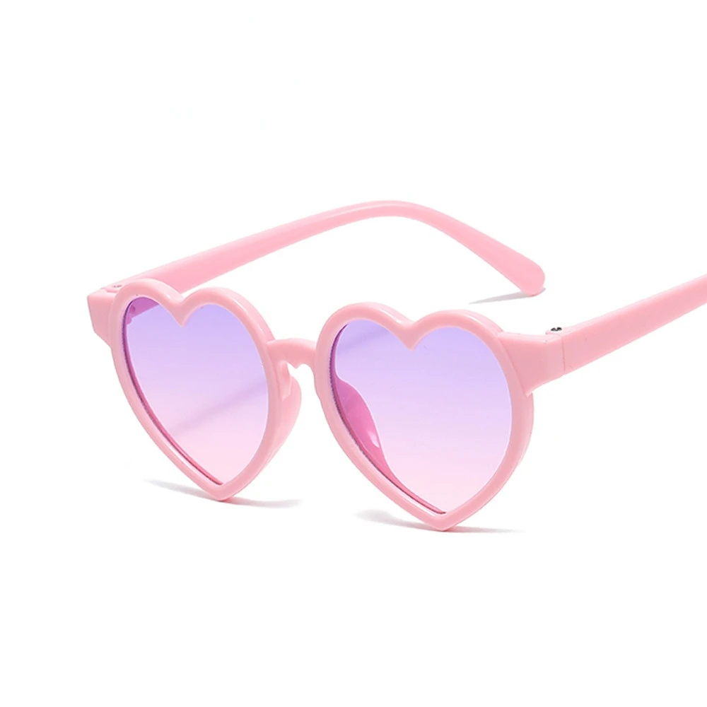 новая корейская версия 2023 года милые детские солнцезащитные очки милые солнцезащитные очки в форме сердца модные детские очки для вечеринок 2
