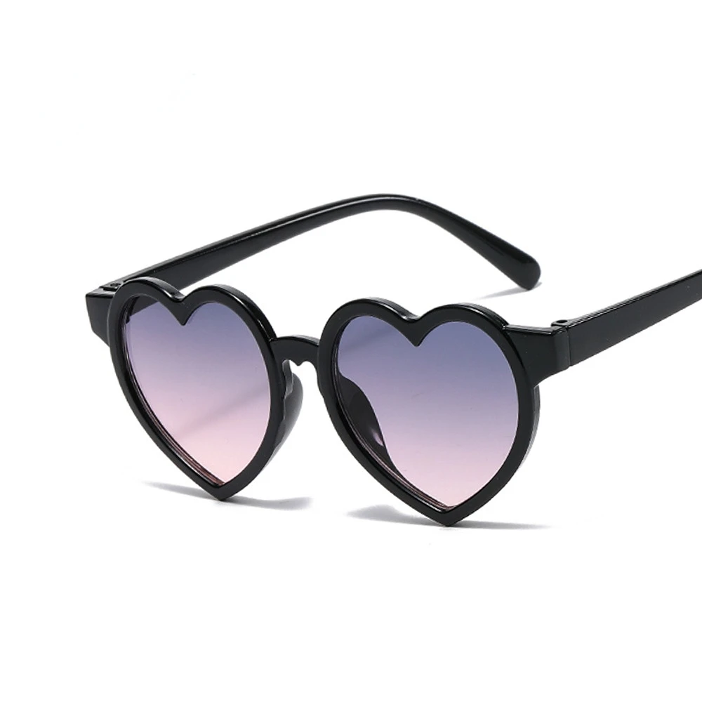 новая корейская версия 2023 года милые детские солнцезащитные очки милые солнцезащитные очки в форме сердца модные детские очки для вечеринок 3