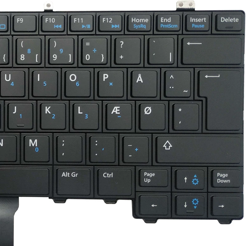 Новая клавиатура для ноутбука Denmark DM/Bulgrian BG Для Dell Latitude E7440 E7240 Черная RU Клавиатура без подсветки С указательной ручкой 5