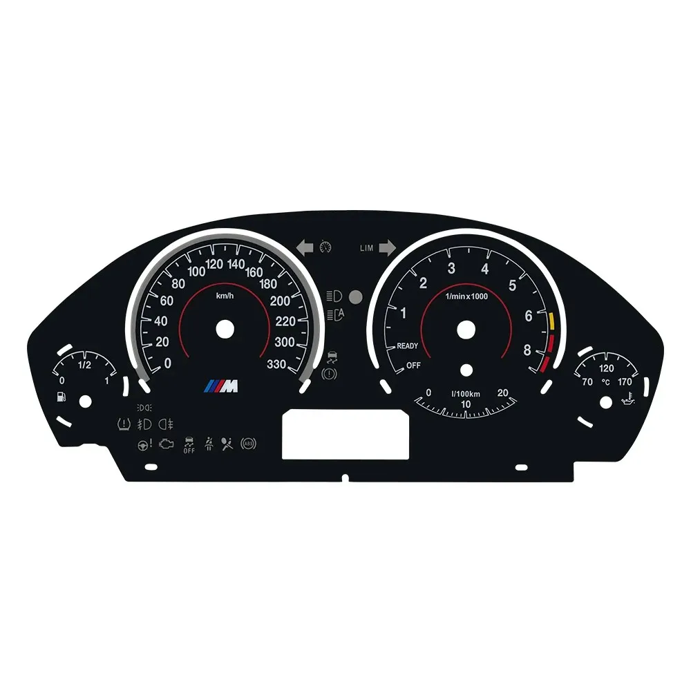 Накладка на лицевую панель датчика BMW F30 F31 F34 F32 F33 F36 3M Комбинация приборов 330 км/Ч (с точностью до 220 км/ч) 0