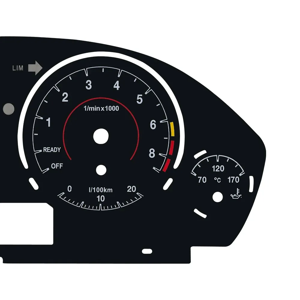 Накладка на лицевую панель датчика BMW F30 F31 F34 F32 F33 F36 3M Комбинация приборов 330 км/Ч (с точностью до 220 км/ч) 3