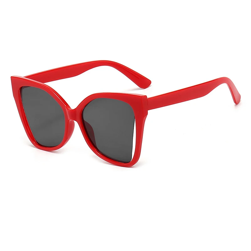 2023 Новые европейские и американские модные простые солнцезащитные очки в большой оправе, Пляжные солнцезащитные очки 3