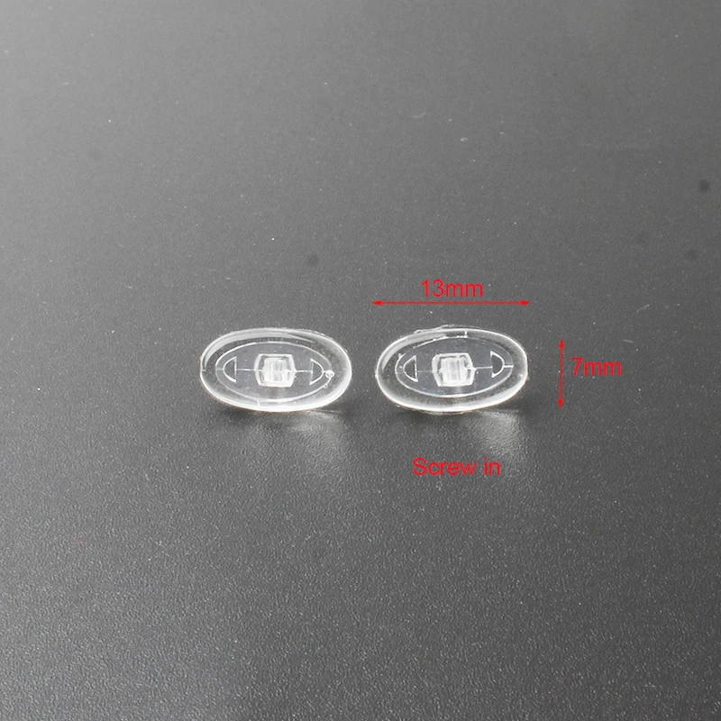2000шт Оптовые очки для очков Силиконовые носовые накладки различных типов и размеров, часть носовой накладки для очков овальная круглая 2