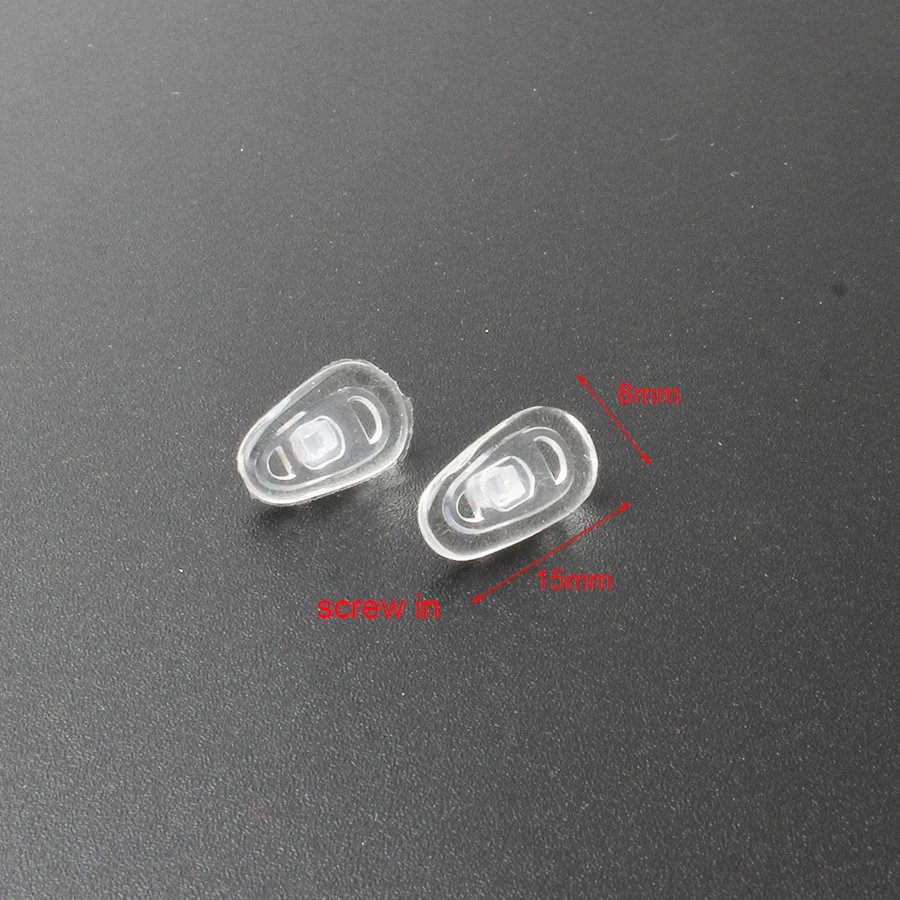 2000шт Оптовые очки для очков Силиконовые носовые накладки различных типов и размеров, часть носовой накладки для очков овальная круглая 4