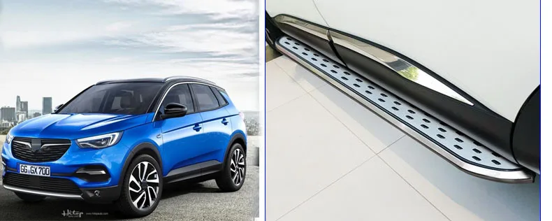 Новое поступление nerf bar боковая перекладина подножки подножка для Opel Grandland X, утолщенный алюминиевый сплав, производство известной фабрики 2