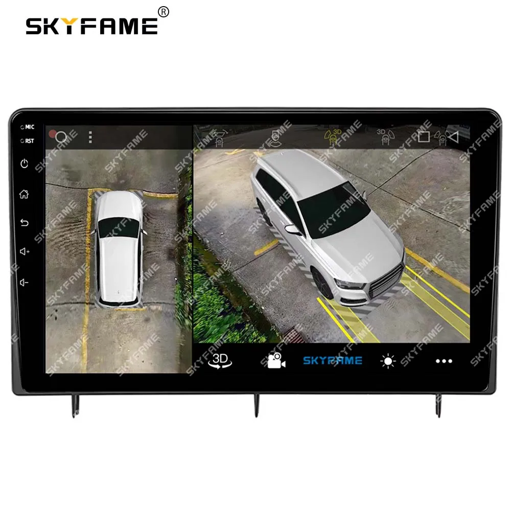 SKYFAME Автомобильный адаптер для передней панели Android-радио, комплект монтажной панели для Honda Civic 3