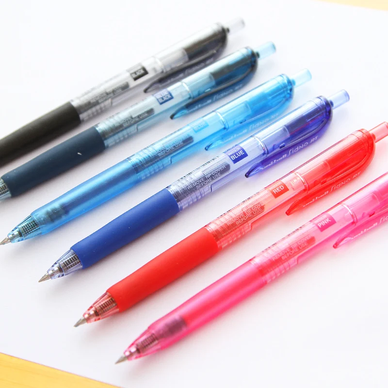 Japan UNI Color Gel Pen UMN-138 Bullet 0,38 мм, Студенческая Деловая Офисная Канцелярская Гелевая ручка 1