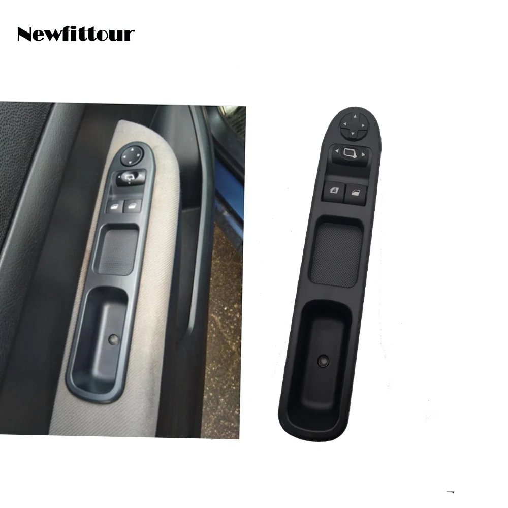 Кнопка включения переднего Левого Бокового окна с Электроприводом Для Peugeot 207 Citroen C3 Picasso 2007 2008 2009 2010 11-14 6554.QC 0