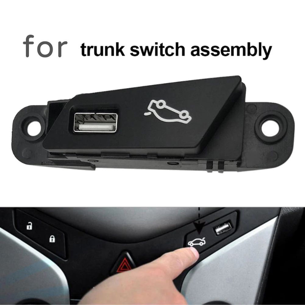 Кнопка включения багажника автомобиля с USB-портом в сборе для Chevrolet Cruze 2009-2014 Модернизация кнопки открытия/закрытия задней двери багажника 1