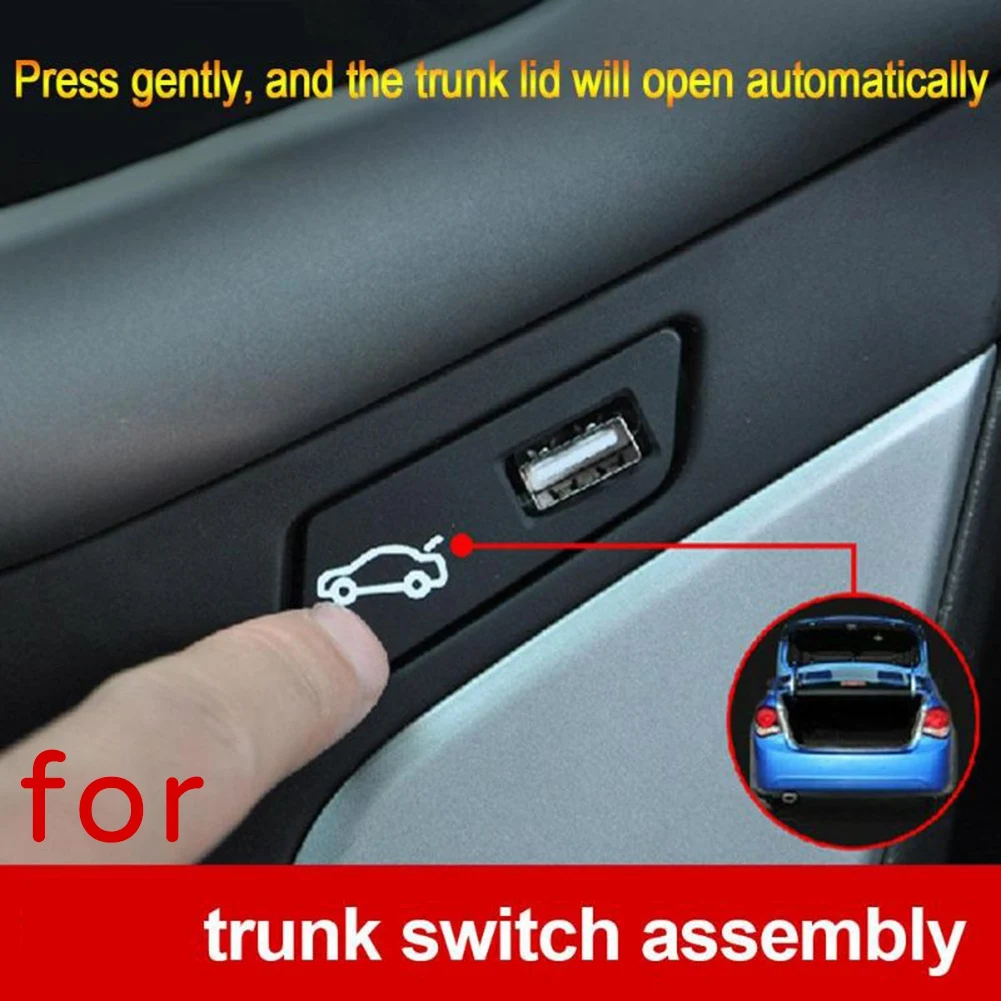 Кнопка включения багажника автомобиля с USB-портом в сборе для Chevrolet Cruze 2009-2014 Модернизация кнопки открытия/закрытия задней двери багажника 3