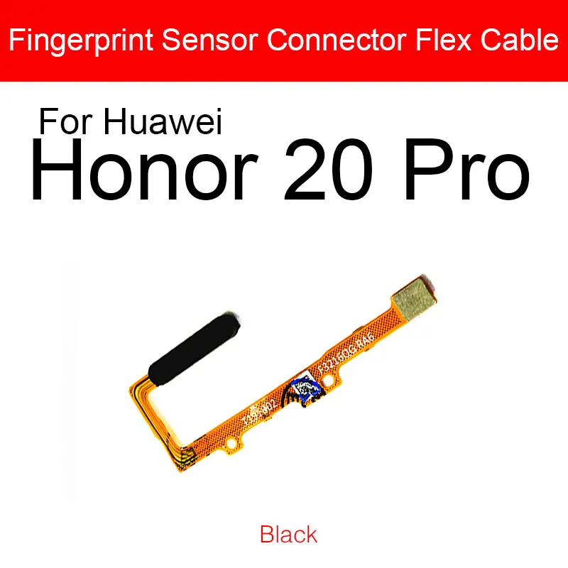 Гибкий кабель Датчика отпечатков пальцев Для Huawei Honor Honor 20 20 Pro 20Pro YAL-AL00 YAL-L21 YAL-L41 Гибкий Ленточный Сенсорный Датчик Меню 1