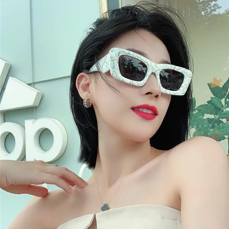 Новый классический роскошный бренд, Дизайнерские солнцезащитные очки для путешествий Для женщин UV400, Модные винтажные квадратные солнцезащитные очки в маленькой оправе Для женщин 1