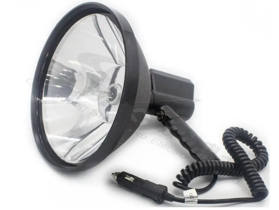 9-дюймовый прожектор Портативный ручной ксеноновая лампа 55 Вт Открытый Кемпинг Охота Рыбалка Точечный светильник Яркость прожектора 0