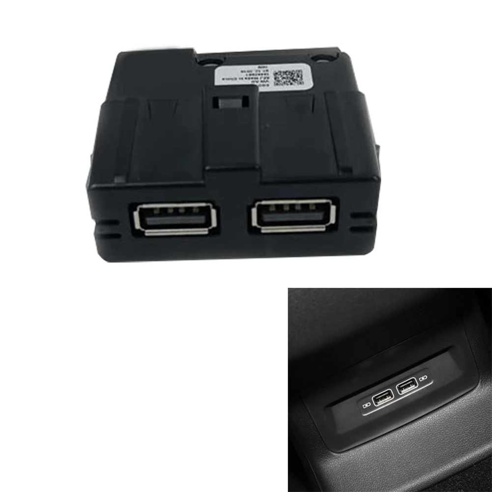 USB-разъем для крепления на заднем сиденье автомобиля USB-адаптера Armerst для VW AUDI Skoda 5QD035726L 1
