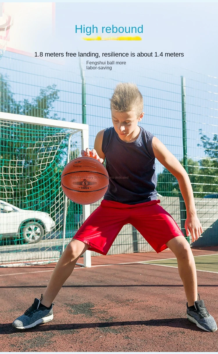 Баскетбол Szie 3 4 5 7 Высококачественный резиновый мяч PU Школьная тренировка Командные виды спорта для детей, взрослых 1
