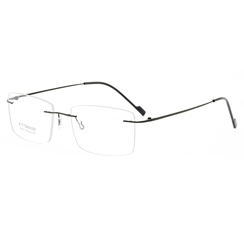Сверхлегкие безрамные очки в мужской оправе из сплава, деловые очки для компьютера, которые можно сочетать с очками для близорукости 3