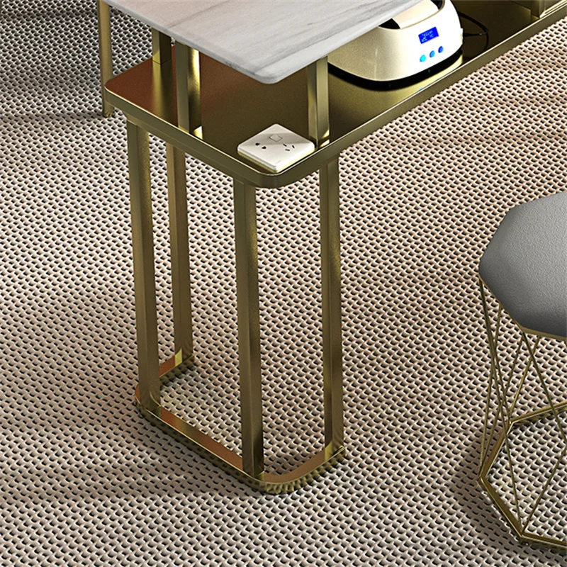 Японский маникюрный стол, роскошная салонная мебель, профессиональный маникюрный стол и набор стульев, двойной маникюрный стол с пылесосом 4