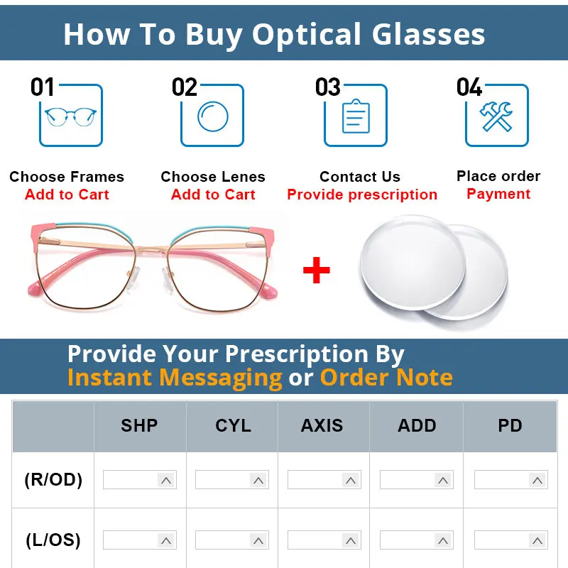 53363 Новые модные металлические оптические очки для женщин с защитой от синего света, весенние ножки, Розовые очки, Компьютерные очки 5