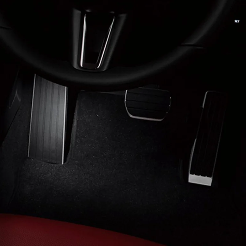 Автоматическая Алюминиевая подставка для ног, накладка на педаль для левой ноги, подходит для Mazda CX30 CX-30 2020 2021 3
