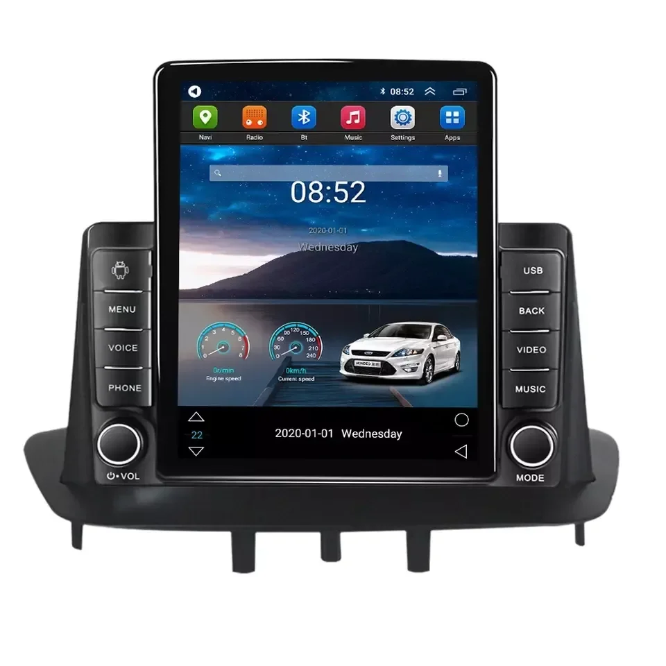 Tesla Android 11 8 + 128 Г автомобильный радиоприемник gps для Renault Megane 3 2008-2014 GPS BT 360 камера автомобильный плеер автоэлектроника 1