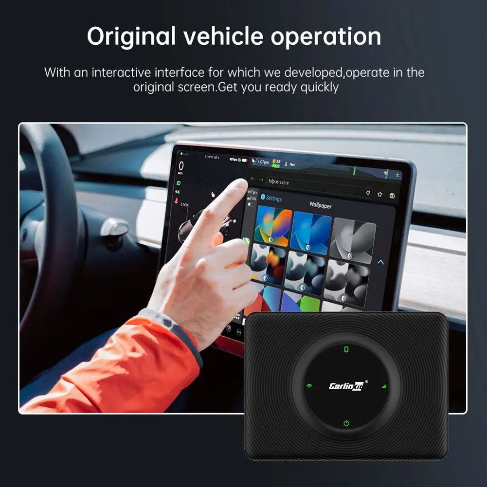 T2C Carlinkit Беспроводной CarPlay Android Auto Для Tesla Модель 3 Модель X Y Модель S Carplay Box WiFi BT Автомобильный Игровой Ключ OTA Онлайн 4