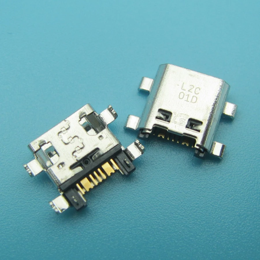 100шт Micro USB 7pin Разъем мобильного зарядного порта задняя заглушка для Samsung I8262 J5 Prime On5 G5700 J7 Prime G6100 G530 G532 3